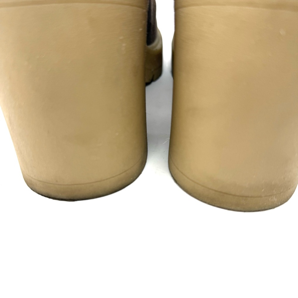 Dolce Vita Cashe H2O Taupe Suede Lug Sole Ankle Platform Boots 8.5 Waterproof - Picture 10 of 16